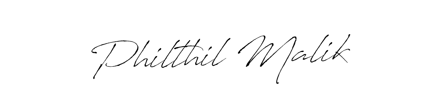 How to make Philthil Malik name signature. Use Antro_Vectra style for creating short signs online. This is the latest handwritten sign. Philthil Malik signature style 6 images and pictures png