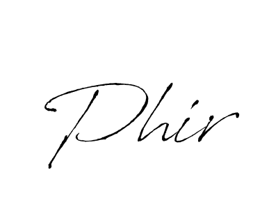 Also You can easily find your signature by using the search form. We will create Phir name handwritten signature images for you free of cost using Antro_Vectra sign style. Phir signature style 6 images and pictures png