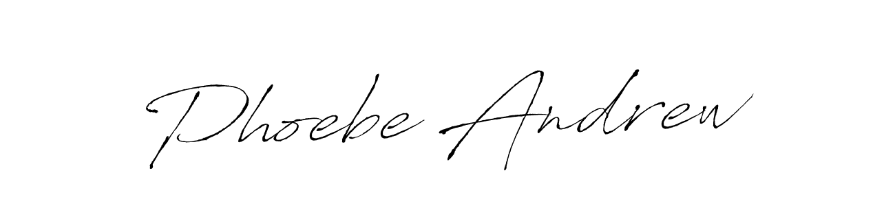This is the best signature style for the Phoebe Andrew name. Also you like these signature font (Antro_Vectra). Mix name signature. Phoebe Andrew signature style 6 images and pictures png
