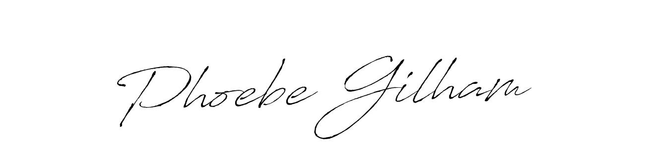 The best way (Antro_Vectra) to make a short signature is to pick only two or three words in your name. The name Phoebe Gilham include a total of six letters. For converting this name. Phoebe Gilham signature style 6 images and pictures png