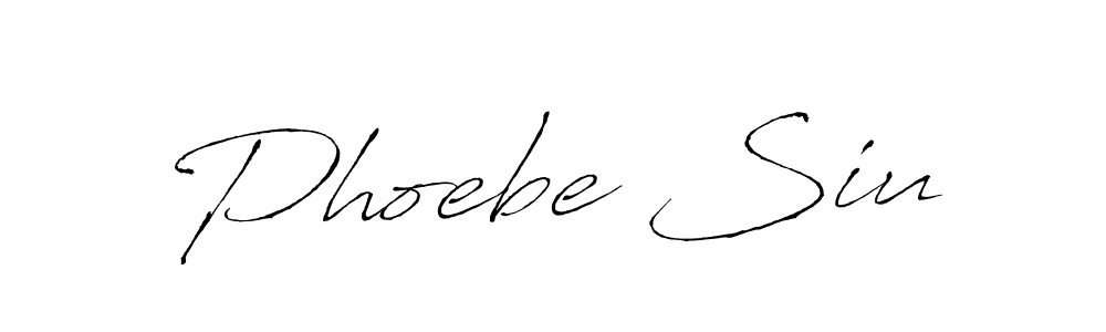 You should practise on your own different ways (Antro_Vectra) to write your name (Phoebe Siu) in signature. don't let someone else do it for you. Phoebe Siu signature style 6 images and pictures png