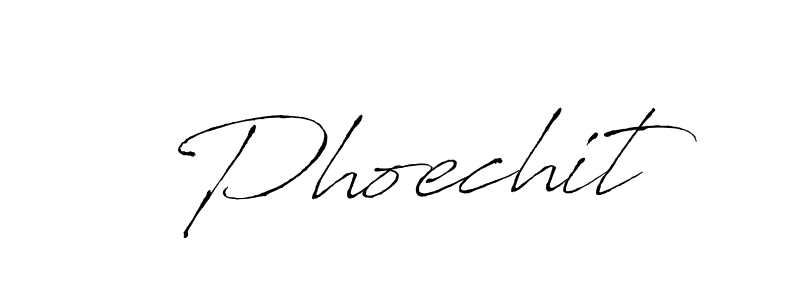Design your own signature with our free online signature maker. With this signature software, you can create a handwritten (Antro_Vectra) signature for name Phoechit. Phoechit signature style 6 images and pictures png