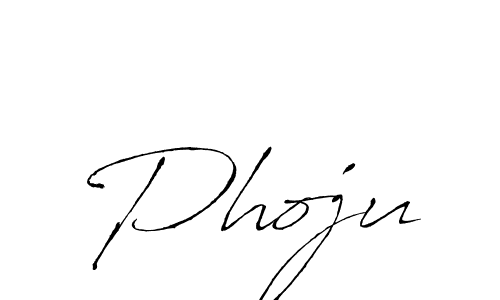 You should practise on your own different ways (Antro_Vectra) to write your name (Phoju) in signature. don't let someone else do it for you. Phoju signature style 6 images and pictures png