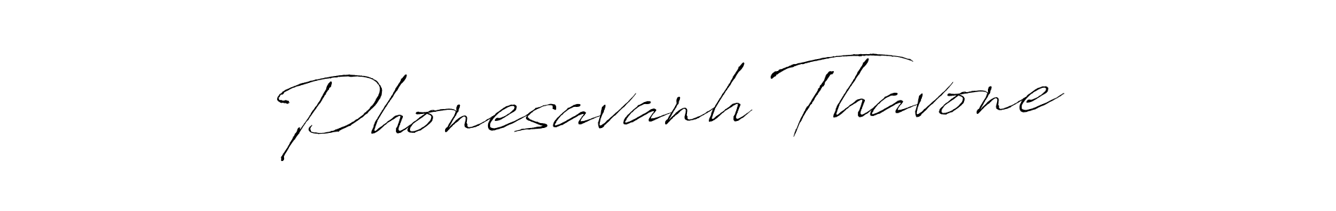 Design your own signature with our free online signature maker. With this signature software, you can create a handwritten (Antro_Vectra) signature for name Phonesavanh Thavone. Phonesavanh Thavone signature style 6 images and pictures png