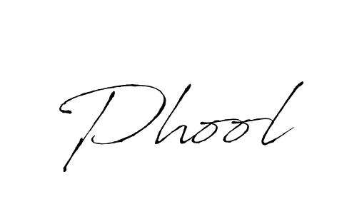 How to make Phool name signature. Use Antro_Vectra style for creating short signs online. This is the latest handwritten sign. Phool signature style 6 images and pictures png