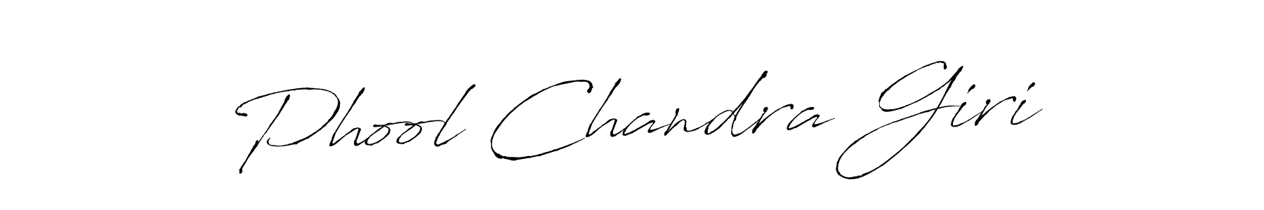 Create a beautiful signature design for name Phool Chandra Giri. With this signature (Antro_Vectra) fonts, you can make a handwritten signature for free. Phool Chandra Giri signature style 6 images and pictures png