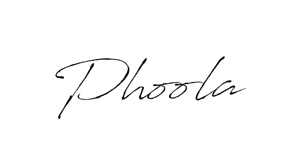 Make a beautiful signature design for name Phoola. With this signature (Antro_Vectra) style, you can create a handwritten signature for free. Phoola signature style 6 images and pictures png