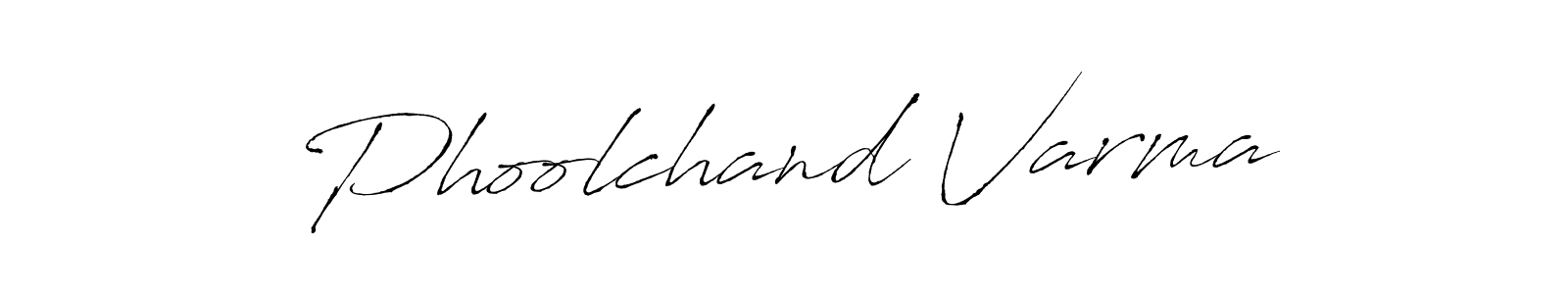 It looks lik you need a new signature style for name Phoolchand Varma. Design unique handwritten (Antro_Vectra) signature with our free signature maker in just a few clicks. Phoolchand Varma signature style 6 images and pictures png