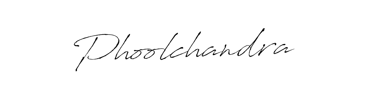 Use a signature maker to create a handwritten signature online. With this signature software, you can design (Antro_Vectra) your own signature for name Phoolchandra. Phoolchandra signature style 6 images and pictures png