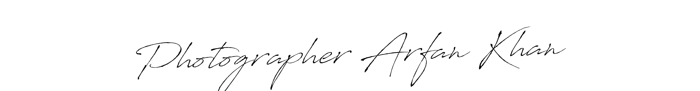 Also You can easily find your signature by using the search form. We will create Photographer Arfan Khan name handwritten signature images for you free of cost using Antro_Vectra sign style. Photographer Arfan Khan signature style 6 images and pictures png