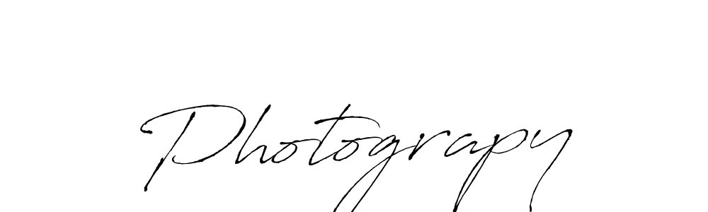 Make a beautiful signature design for name Photograpy. With this signature (Antro_Vectra) style, you can create a handwritten signature for free. Photograpy signature style 6 images and pictures png