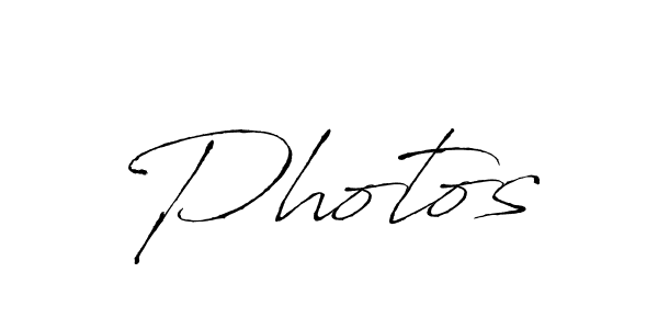 How to Draw Photos signature style? Antro_Vectra is a latest design signature styles for name Photos. Photos signature style 6 images and pictures png