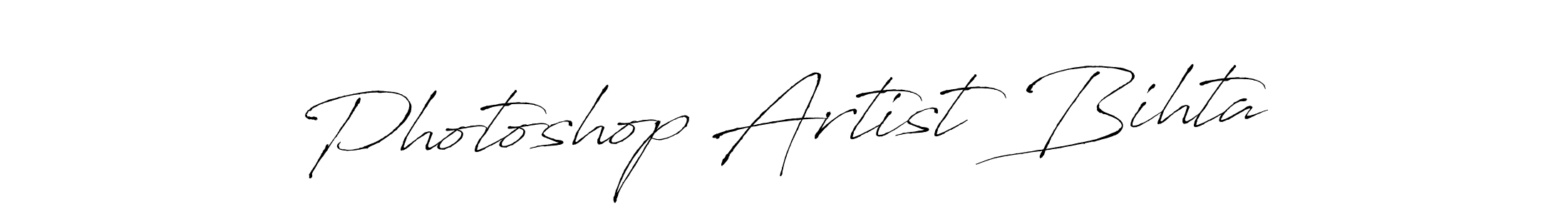 Make a beautiful signature design for name Photoshop Artist Bihta. Use this online signature maker to create a handwritten signature for free. Photoshop Artist Bihta signature style 6 images and pictures png