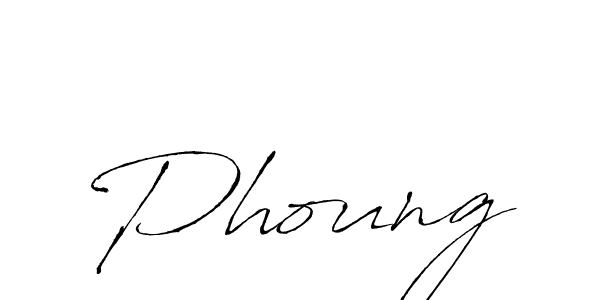 Also we have Phoung name is the best signature style. Create professional handwritten signature collection using Antro_Vectra autograph style. Phoung signature style 6 images and pictures png