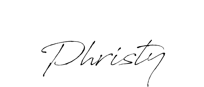 How to make Phristy signature? Antro_Vectra is a professional autograph style. Create handwritten signature for Phristy name. Phristy signature style 6 images and pictures png