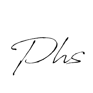 Also You can easily find your signature by using the search form. We will create Phs name handwritten signature images for you free of cost using Antro_Vectra sign style. Phs signature style 6 images and pictures png