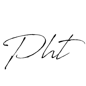 Pht stylish signature style. Best Handwritten Sign (Antro_Vectra) for my name. Handwritten Signature Collection Ideas for my name Pht. Pht signature style 6 images and pictures png