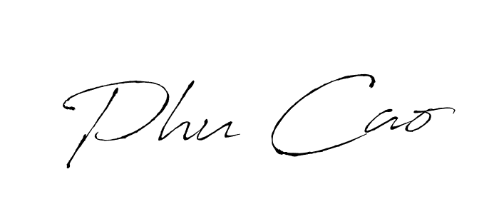 Similarly Antro_Vectra is the best handwritten signature design. Signature creator online .You can use it as an online autograph creator for name Phu Cao. Phu Cao signature style 6 images and pictures png