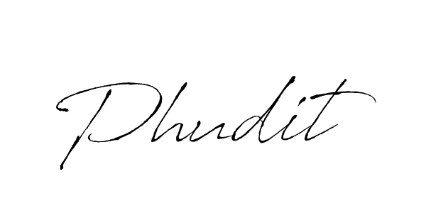 Phudit stylish signature style. Best Handwritten Sign (Antro_Vectra) for my name. Handwritten Signature Collection Ideas for my name Phudit. Phudit signature style 6 images and pictures png