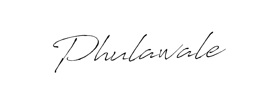 Design your own signature with our free online signature maker. With this signature software, you can create a handwritten (Antro_Vectra) signature for name Phulawale. Phulawale signature style 6 images and pictures png