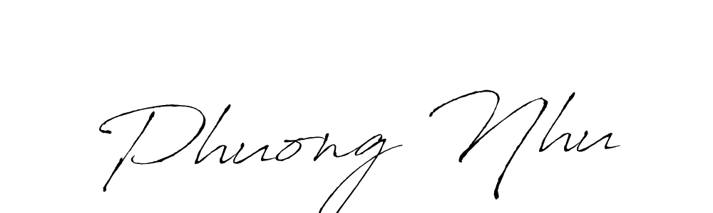 Make a short Phuong Nhu signature style. Manage your documents anywhere anytime using Antro_Vectra. Create and add eSignatures, submit forms, share and send files easily. Phuong Nhu signature style 6 images and pictures png
