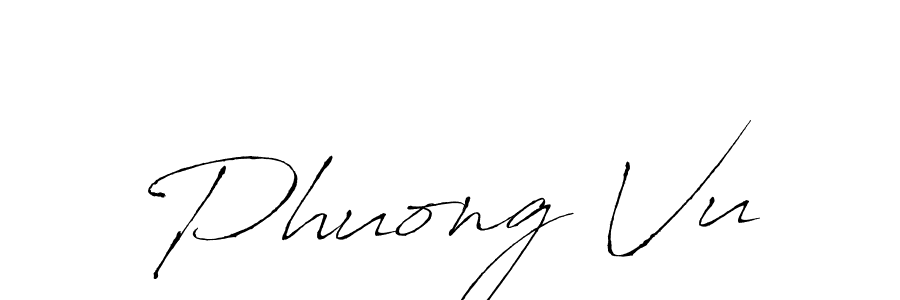 How to make Phuong Vu name signature. Use Antro_Vectra style for creating short signs online. This is the latest handwritten sign. Phuong Vu signature style 6 images and pictures png