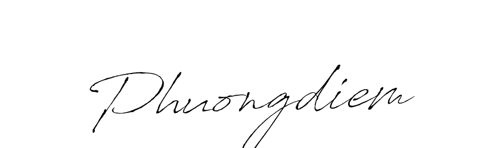 Design your own signature with our free online signature maker. With this signature software, you can create a handwritten (Antro_Vectra) signature for name Phuongdiem. Phuongdiem signature style 6 images and pictures png