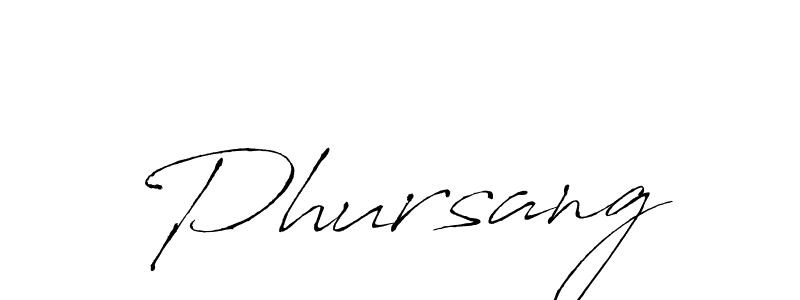 Also we have Phursang name is the best signature style. Create professional handwritten signature collection using Antro_Vectra autograph style. Phursang signature style 6 images and pictures png