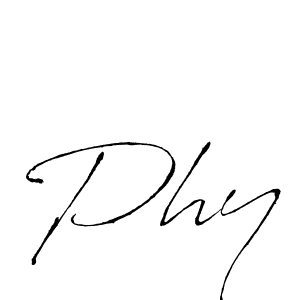 How to make Phy name signature. Use Antro_Vectra style for creating short signs online. This is the latest handwritten sign. Phy signature style 6 images and pictures png