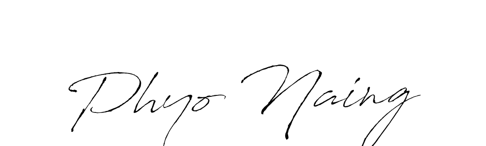 Also we have Phyo Naing name is the best signature style. Create professional handwritten signature collection using Antro_Vectra autograph style. Phyo Naing signature style 6 images and pictures png