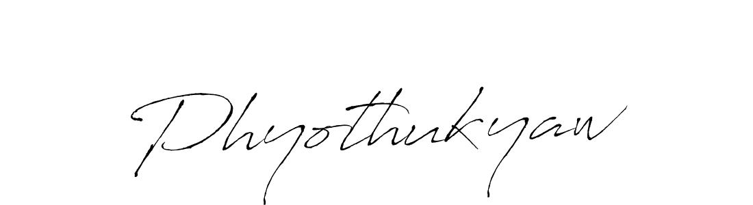 It looks lik you need a new signature style for name Phyothukyaw. Design unique handwritten (Antro_Vectra) signature with our free signature maker in just a few clicks. Phyothukyaw signature style 6 images and pictures png