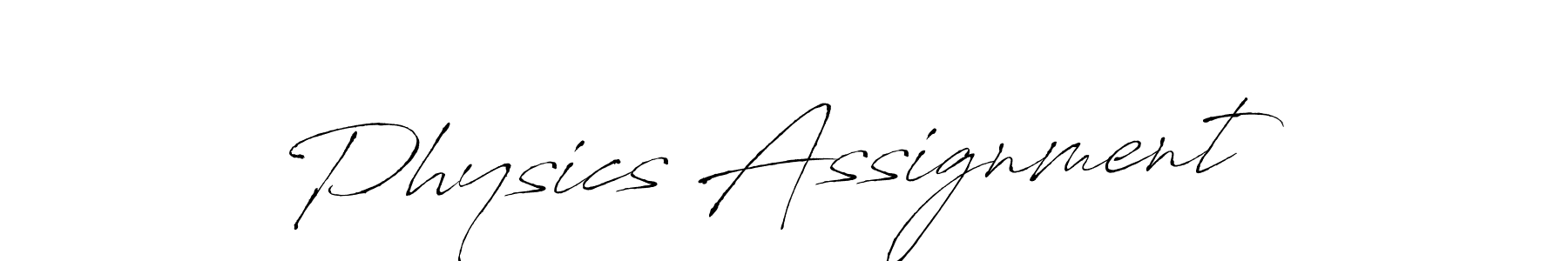 Create a beautiful signature design for name Physics Assignment. With this signature (Antro_Vectra) fonts, you can make a handwritten signature for free. Physics Assignment signature style 6 images and pictures png