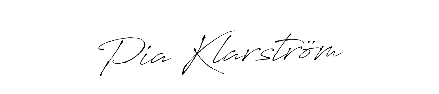 Design your own signature with our free online signature maker. With this signature software, you can create a handwritten (Antro_Vectra) signature for name Pia Klarström. Pia Klarström signature style 6 images and pictures png