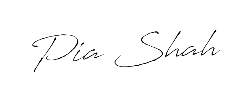 Make a beautiful signature design for name Pia Shah. With this signature (Antro_Vectra) style, you can create a handwritten signature for free. Pia Shah signature style 6 images and pictures png