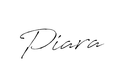 Design your own signature with our free online signature maker. With this signature software, you can create a handwritten (Antro_Vectra) signature for name Piara. Piara signature style 6 images and pictures png