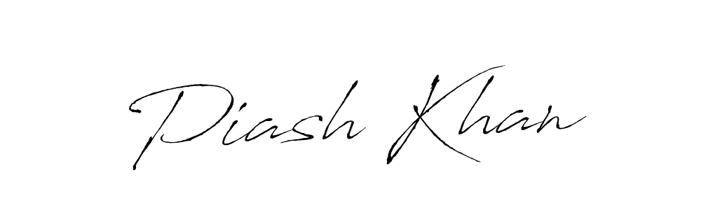 Create a beautiful signature design for name Piash Khan. With this signature (Antro_Vectra) fonts, you can make a handwritten signature for free. Piash Khan signature style 6 images and pictures png