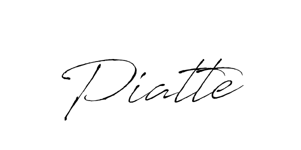 Use a signature maker to create a handwritten signature online. With this signature software, you can design (Antro_Vectra) your own signature for name Piatte. Piatte signature style 6 images and pictures png