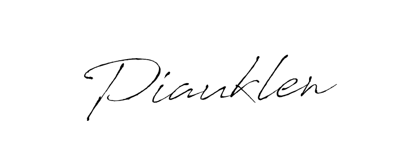 Antro_Vectra is a professional signature style that is perfect for those who want to add a touch of class to their signature. It is also a great choice for those who want to make their signature more unique. Get Piauklen name to fancy signature for free. Piauklen signature style 6 images and pictures png