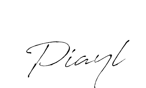 Design your own signature with our free online signature maker. With this signature software, you can create a handwritten (Antro_Vectra) signature for name Piayl. Piayl signature style 6 images and pictures png