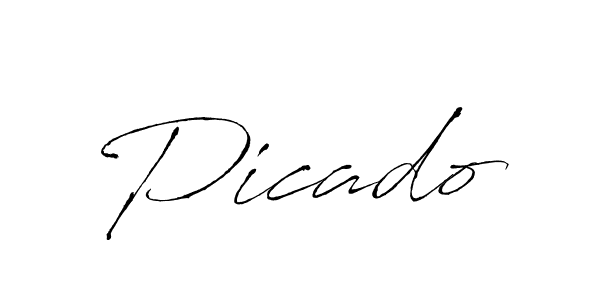 Create a beautiful signature design for name Picado. With this signature (Antro_Vectra) fonts, you can make a handwritten signature for free. Picado signature style 6 images and pictures png