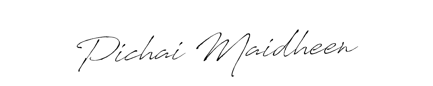 Also You can easily find your signature by using the search form. We will create Pichai Maidheen name handwritten signature images for you free of cost using Antro_Vectra sign style. Pichai Maidheen signature style 6 images and pictures png