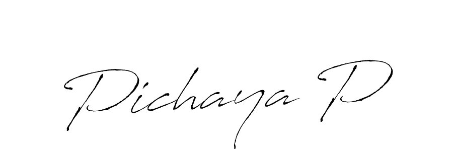 You should practise on your own different ways (Antro_Vectra) to write your name (Pichaya P) in signature. don't let someone else do it for you. Pichaya P signature style 6 images and pictures png