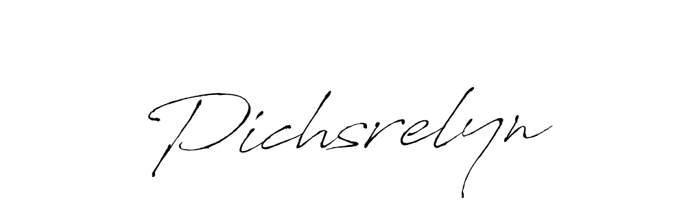Also we have Pichsrelyn name is the best signature style. Create professional handwritten signature collection using Antro_Vectra autograph style. Pichsrelyn signature style 6 images and pictures png