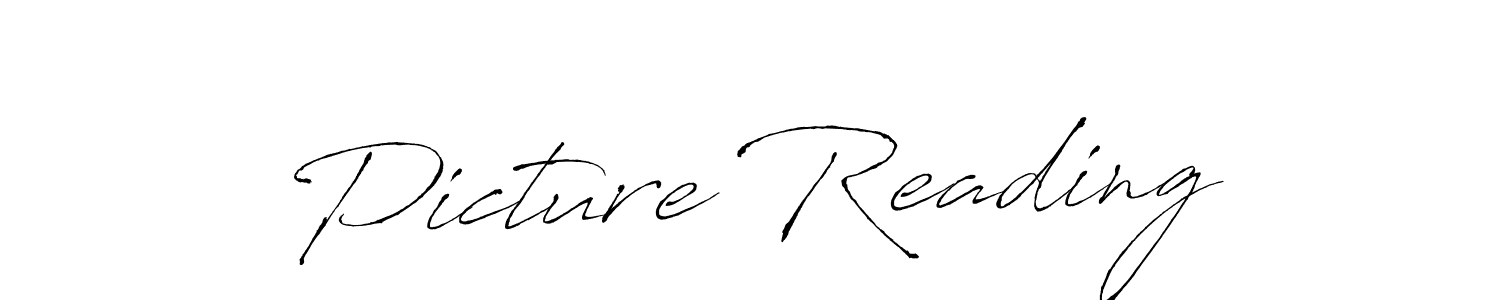 How to make Picture Reading name signature. Use Antro_Vectra style for creating short signs online. This is the latest handwritten sign. Picture Reading signature style 6 images and pictures png