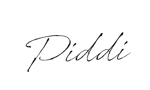 Make a beautiful signature design for name Piddi. With this signature (Antro_Vectra) style, you can create a handwritten signature for free. Piddi signature style 6 images and pictures png