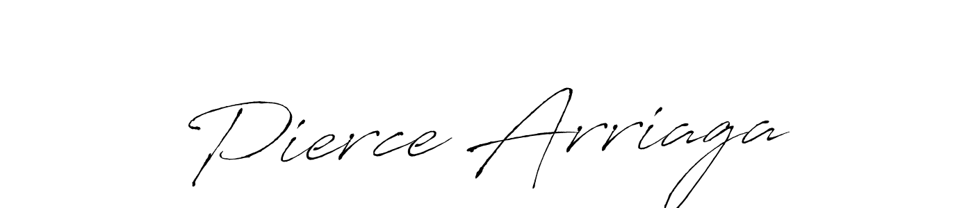 How to make Pierce Arriaga name signature. Use Antro_Vectra style for creating short signs online. This is the latest handwritten sign. Pierce Arriaga signature style 6 images and pictures png