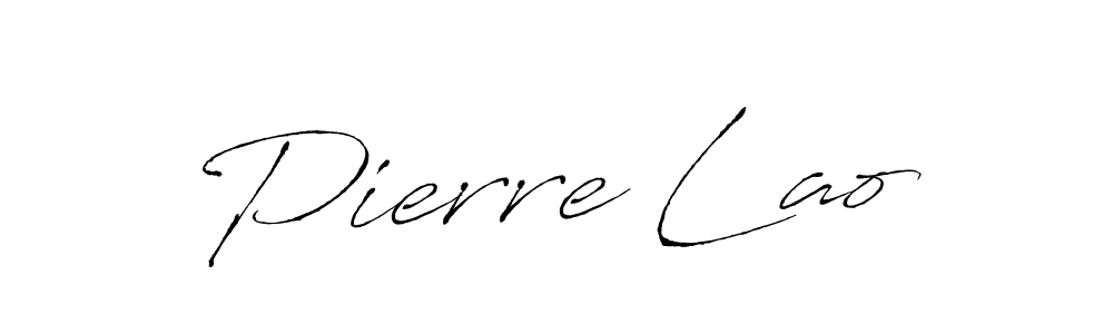 How to make Pierre Lao signature? Antro_Vectra is a professional autograph style. Create handwritten signature for Pierre Lao name. Pierre Lao signature style 6 images and pictures png