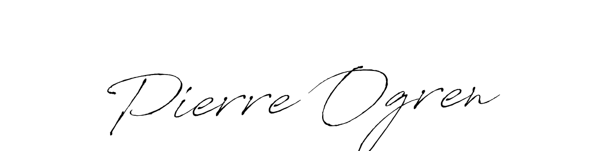 Create a beautiful signature design for name Pierre Ogren. With this signature (Antro_Vectra) fonts, you can make a handwritten signature for free. Pierre Ogren signature style 6 images and pictures png