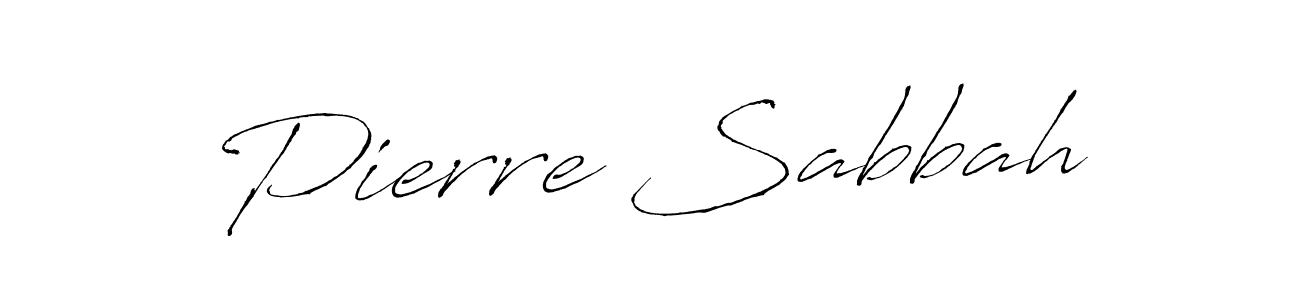 Design your own signature with our free online signature maker. With this signature software, you can create a handwritten (Antro_Vectra) signature for name Pierre Sabbah. Pierre Sabbah signature style 6 images and pictures png
