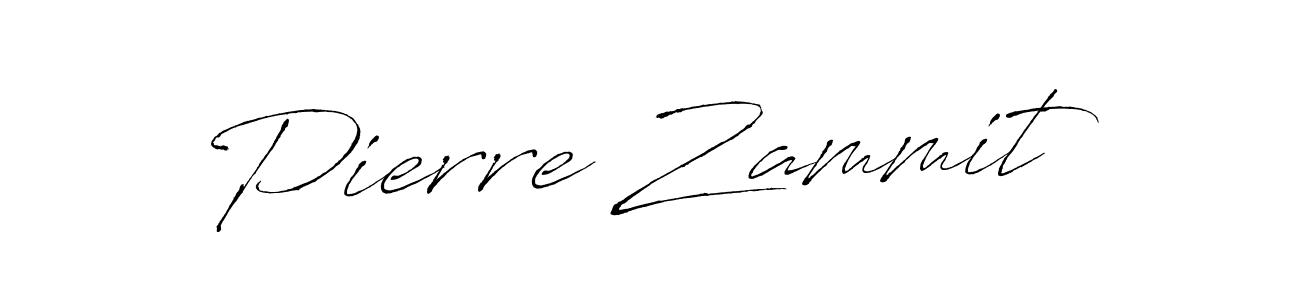 Create a beautiful signature design for name Pierre Zammit. With this signature (Antro_Vectra) fonts, you can make a handwritten signature for free. Pierre Zammit signature style 6 images and pictures png